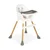 ECO TOYS Baby White Stolica za hranjenje, Bela