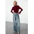 Trendyol Milla ženski duks Twoaw24Kz00309, burgundac-bordo