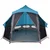 Tipi šator s krovom s pohranom Plava 404 x 370 x 270 cm taft