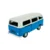 shumee WELLY 1972 VW VOLKSWAGEN BUS T2 BELO-MODRA 1:34 42347