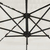 Vrtni suncobran s čeličnom šipkom bijeli 288x288x225 cm