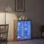 LED komoda Hrast artisan 81 x 37 x 100 cm Konstruirano drvo