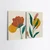 Wallity Zidna dekoracija 2KNV4286, 70 x 100cm, 2 komada