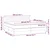 vidaXL Box spring postelja z vzmetnico temno rjav 200x200 cm blago