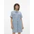 VERO MODA Dolga srajca VMJennie svetlo modra
