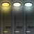 LED plafonsko svetlo MAQ LED/50W/230V 3000/4000/6500K IP40 crna