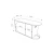 Hanah home Cipelarnik 104x50x37cm Braon-Beli