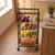 Hanah Home stalak sa korpama Zest, 41,5 cm, crni