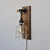 Opviq Zidna lampa E27 Max 200W, Smeđe-Crna