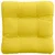Jastučići za sjedenje 4 pcs Svijetlo žuta 40 x 40 x 12 cm