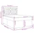 vidaXL vidaXL Box spring postelja z vzmetnico krem 140x200 cm blago, (21310542)