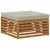 Set vanjskih sofa s jastukom 8 pcs Prirodna i svijetlo siva