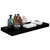 Plutajuće zidne police 2 kom sjajne crne 60 x 23,5 x 3,8 cm MDF