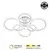 LED plafonska lampa F2083-64C WH