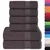 Set ručnika FROGN od 6 dijelova antracit 360 g/m2