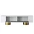 Hanah Home TV Komoda Bohem, 180x50x30 cm, Belo-Zlatne boje