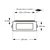 LED ugradna CCT panel lampa 18W