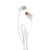 In-Ear slušalke JBL T110 Pure Bass - bele