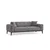 Atelier del Sofa Trosed na razvlačenje Athena 92x76x225cm Svetlosivi