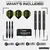 Steeldart puščice WINMAU | Michael van Gerwen Core Brass | 21 g