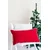 Aberto Design Ukrasni jastuk sa novogodišnjim motivom BSY117, 55x35x10 cm, Crveni