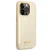 Maska Guess Hc PU Croco Metal Outline za iPhone 14 Pro 6.1 zlatna (GUHCP14LHGCRHD)