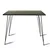 Hanah home Trpezarijski sto Sandalf Square Crno-Beli