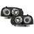OEM Kristalni farovi, Angel Eyes, VW GOLF 3, Crni