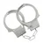 Ouch – Classic Metal Handcuffs - Rdeča