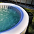 Prenosni napihljivi Bubble Spa jacuzzi Siva Ben