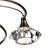 Där Lighting LUT0675 - Plafonski luster LUTHER 6xG9/40W/230V mesing