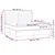 Vidaxl Box spring postelja z vzmetnico temno siva 180x200 cm blago