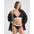 Calvin Klein Underwear Nedrček črna/bela