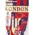 WallXpert dekorativna daska za surf od pleksiglasa Mvsf36L, šarena ilustracija Londona sa Big Benom i krunom, 50 x 100 cm
