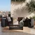Hanah Home set klub stolova Amon, antracit