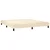 Vidaxl Box spring postelja z vzmetnico krem 160x200 cm blago