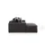 Atelier del Sofa Ugaona garnitura Pirlo 145x43x206cm Tamnosiva