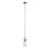 ITALUX PND-40760-1-HBR - Luster na sajli TARASO 1xE14/40W/230V zlatna
