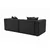 Atelier del Sofa Ugaona garnitura Mora XL 230x69x180cm Antracit