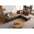 Atelier del Sofa Ugaona garnitura na razvlačenje S-Loft Right, 206 x 290 x 90 cm, Braon