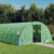 Staklenik s čeličnim okvirom zeleni 32 m2 8 x 4 x 2 m