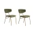 Hanah Home Set trpezarijskih stolica Nancy , 2 komada, Zeleni