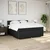 Vidaxl Box spring postelja z vzmetnico črna 180x200 cm blago