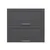 Hanah Home kuhinjski element Minar 8000, 80 cm, beli / antracit