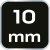 shumee 1/4 šesterokotni nastavek, 10 mm