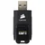 Uscorsair USB Flash memorija, 256GB, USB 3.0, USB 2.0, Crna