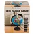 Dekorativna vrteča LED namizna svetilka globus 15cm USB