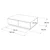 Hanah Home klub sto Ave14-Ce, 90 cm, orah