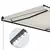 Tenda na ručno uvlačenje s LED svjetlima 300 x 250 cm krem