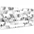 Decormat Namizna podloga Gray triangles pattern 90x45 cm